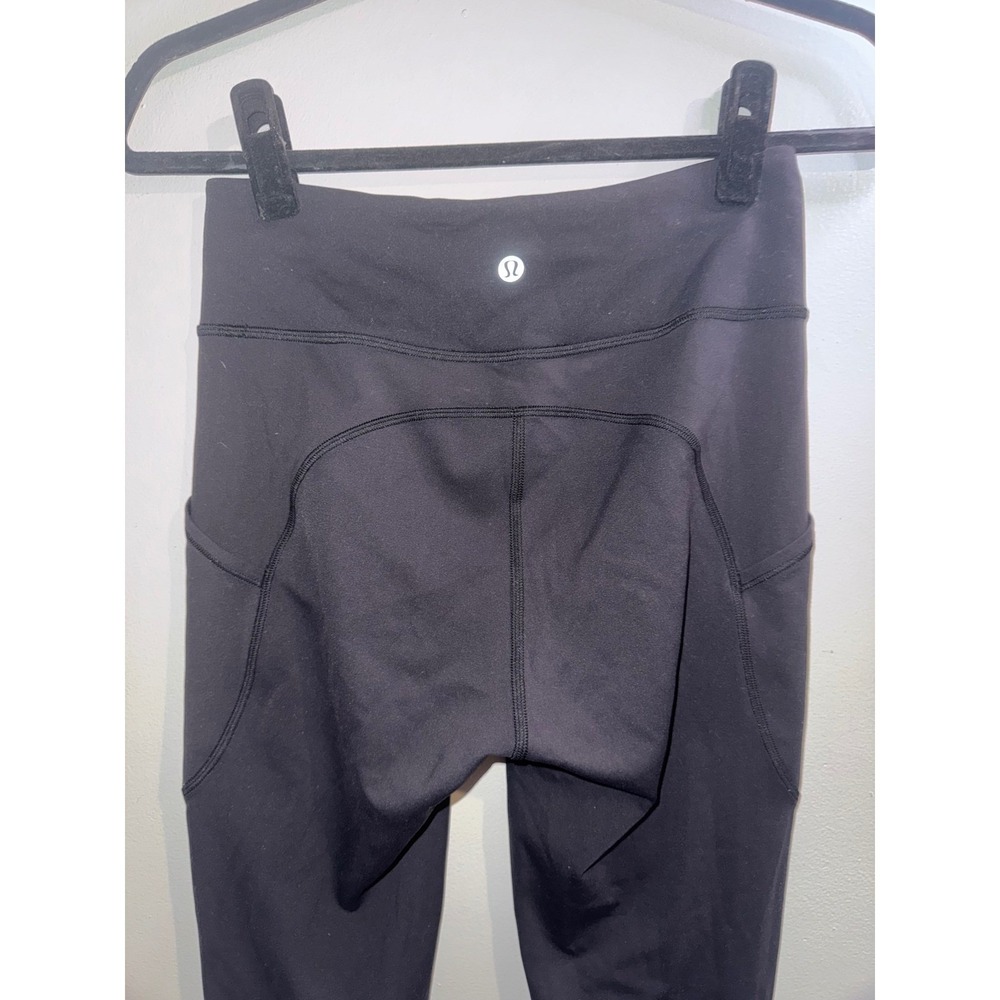 Lululemon High-Rise Tight Black Running Leggings Size 6
